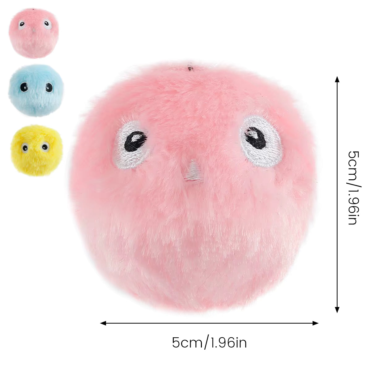 Cat Toy Balls – Interactive Electric Rolling & Squeaky Plush Balls